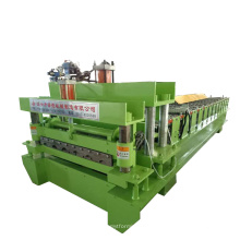 Automatic metal roofing sheet portable making glazed tile forming machine